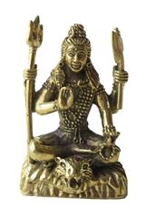 Immagine di Shiva auf Tiger Messing 5cm