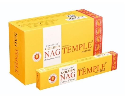 Image sur Vijayshree Incense Golden Nag Temple 15gr.