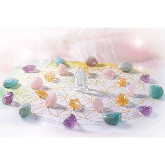 Bild von Crystal Grid Erzengel Raphael