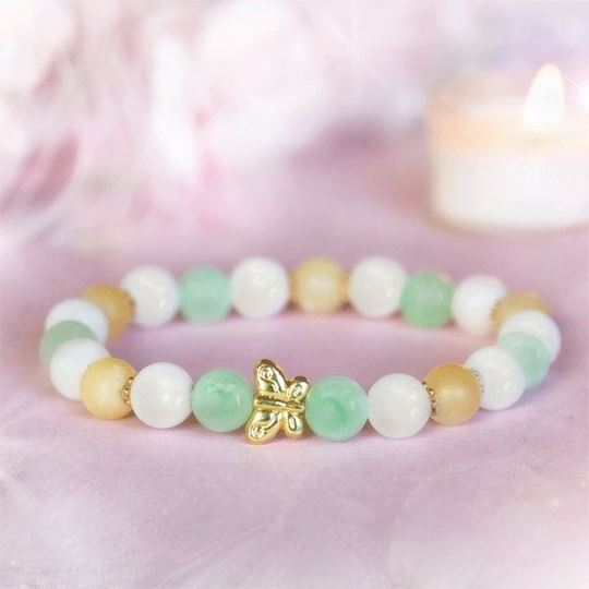 Bild von Jade-Armband Butterfly