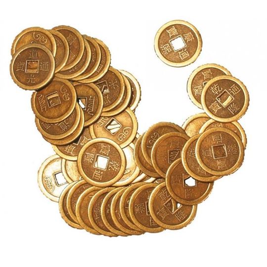 Immagine di Chinesische Münze einzeln 2.5 cm
