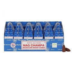 Image de Satya Sai Baba Backflow Cones Nag Champa - Rückfluss Räucherkegel, 24 Stk