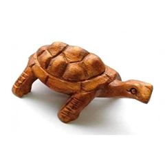 Bild von Schildkröte aus Holz, ca. 9 x 7 cm
