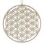 Bild von Mobile/Ornament Blume des Lebens Holz gelasert 20cm