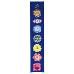 Image de Sarong ,7 Chakras, Rayon blau 35x180cm