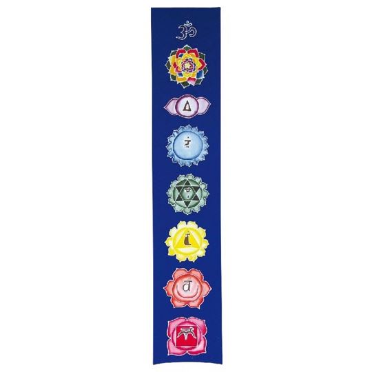 Picture of Sarong ,7 Chakras, Rayon blau 35x180cm