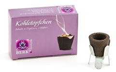 Bild von Kohletöpfchen zum Räuchern, 6 Stück pro Packung