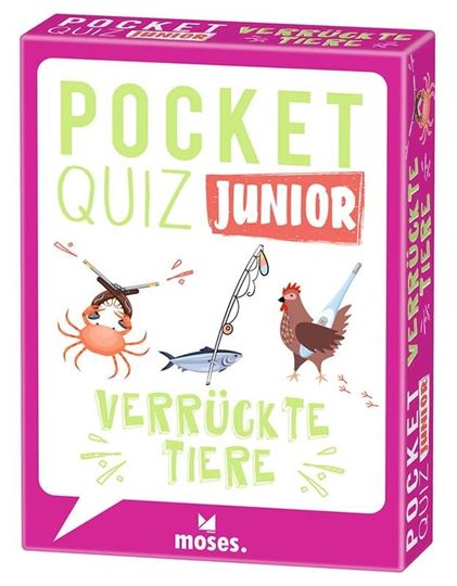 Picture of Pocket Quiz junior Verrückte Tiere