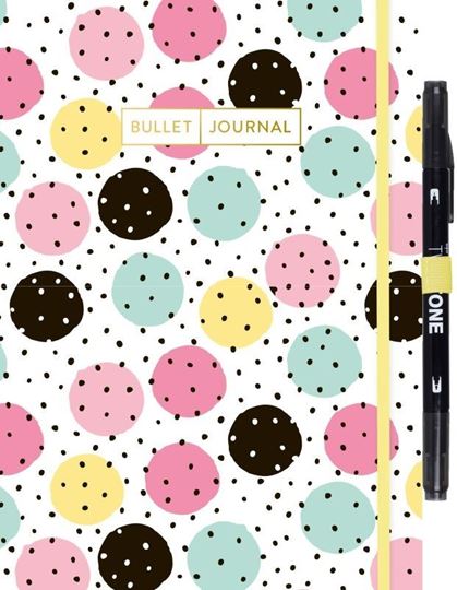 Bild von Bullet Journal Pastel Dots mitoriginal Tombow TwinTone Dual-Tip Marke