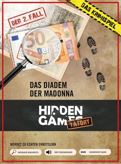 Image sur Hidden Games: Krimi-Spielebox: HiddenGames Tatort – Das Diadem der Madonna (