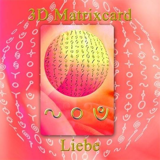 Picture of 3D Matrixcard Liebe