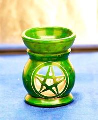 Image de Aromalampe Pentagramm, grün