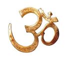 Picture of Om-Wandsymbol, Messing, 8 cm
