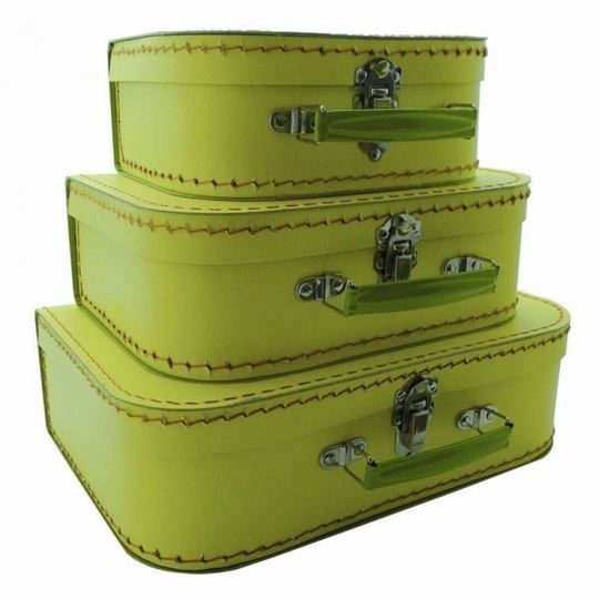Image sur nos valises - Set of 3 suitcases yellow (20-25-30 cm), VE-2