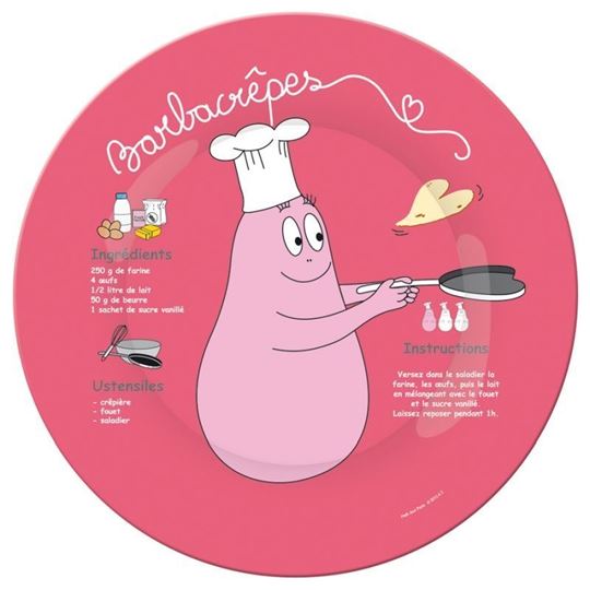 Bild von barbapapa - large plate  barbacrêpes, VE-6