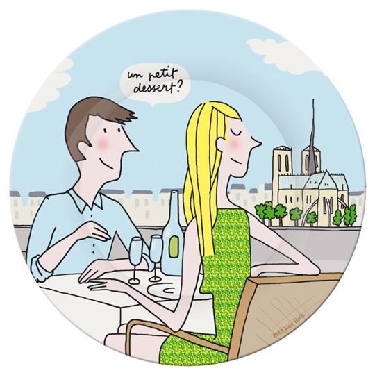 Bild von paris - dessert plate terrasses parisiennes notre dame, VE-6