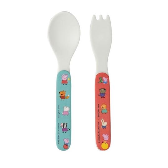 Image sur peppa pig - 2-piece cutlery set , VE-6