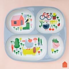 Immagine di la campagne - 4-compartment serving tray , VE-6