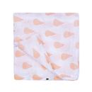 Image sur les poires - muslin swaddle pink 120 x 120 cm, VE-2