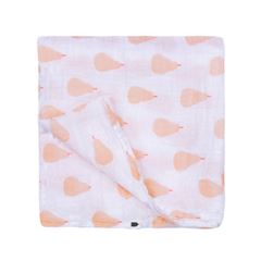 Picture of les poires - muslin swaddle pink 120 x 120 cm, VE-2