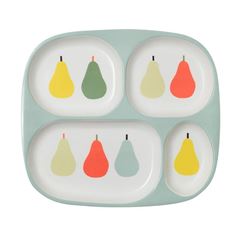 Picture of les poires - 4 -compartment serving tray , VE-6