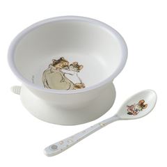 Picture of ernest et célestine - bowl with suction pad and spoon , VE-3