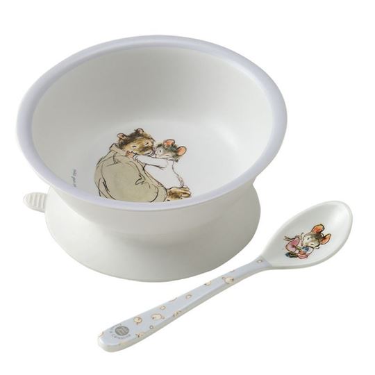 Image sur ernest et célestine - bowl with suction pad and spoon , VE-3