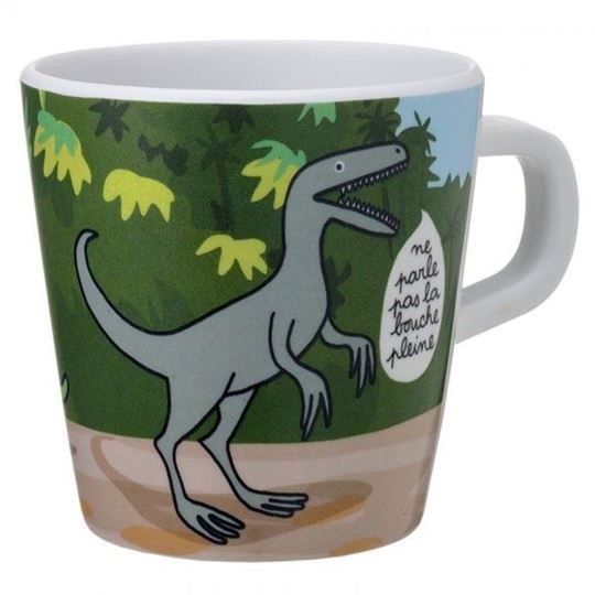 Image sur les dinosaures - small mug ne parle pas la bouche pleine , VE-6
