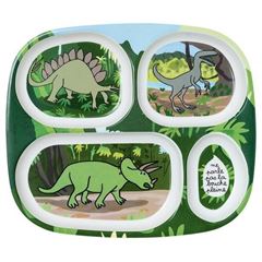 Immagine di les dinosaures - 4-compartment serving tray , VE-6