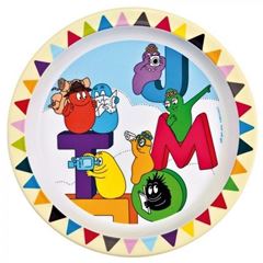 Immagine di barbapapa - baby plate  yellow alphabet, VE-6