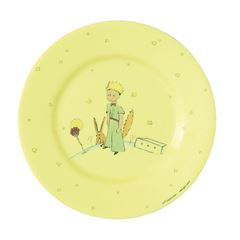 Picture of the little prince - dessert plate  yellow, VE-6