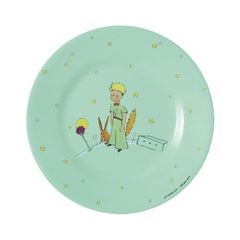 Picture of the little prince - dessert plate  green, VE-6