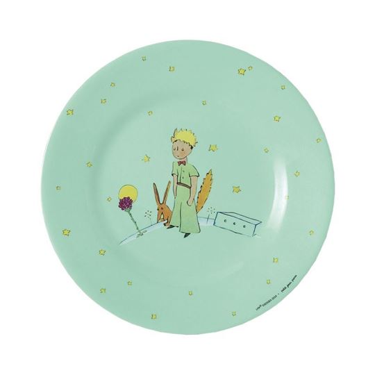 Image sur the little prince - dessert plate  green, VE-6