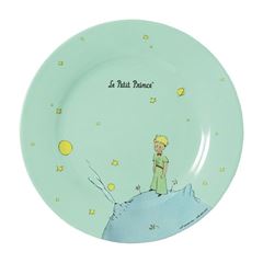 Picture of the little prince - dessert plate  green ø23cm, VE-6