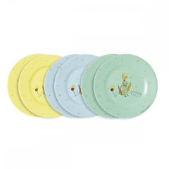 Image de the little prince - set of 6 dessert plates , VE-1