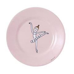 Picture of les ballerines - dessert plate arabesque  ø20cm, VE-6