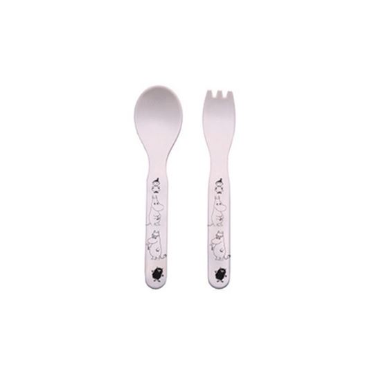 Bild von moomin - 2-piece cutlery pink, VE-6