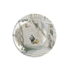 Picture of ernest et célestine - dessert plate  in the stairs, VE-6