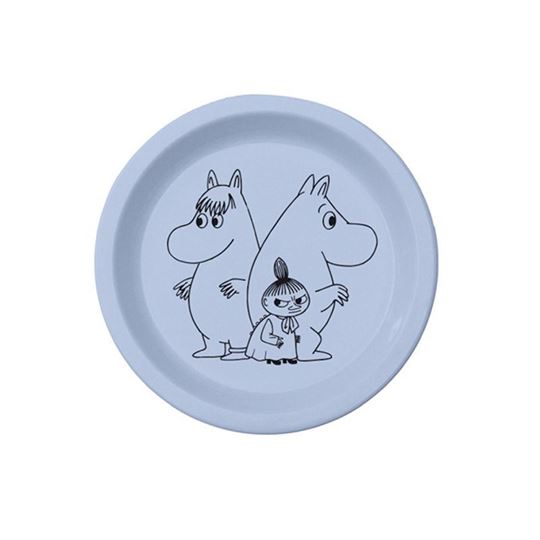 Bild von moomin - baby plate blue, VE-6