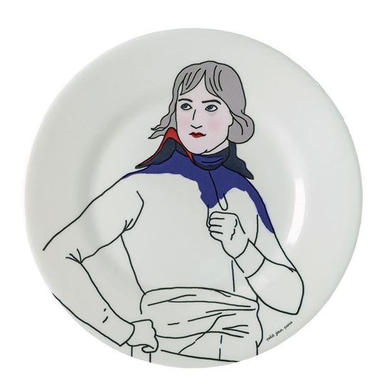 Picture of paris - dessert plate bonaparte sand, VE-6