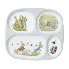 Bild von peter rabbit - 4-compartment serving tray , VE-6