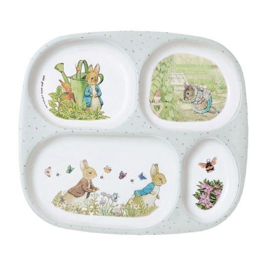 Image sur peter rabbit - 4-compartment serving tray , VE-6