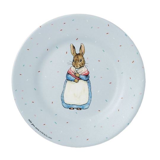 Image sur peter rabbit - dessert plate  grey, VE-6