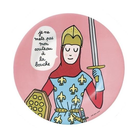 Image sur les princesses - dessert plate je ne mets pas mon couteau..., VE-6