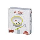 Bild von le zoo - bowl with suction pad and spoon, VE-3
