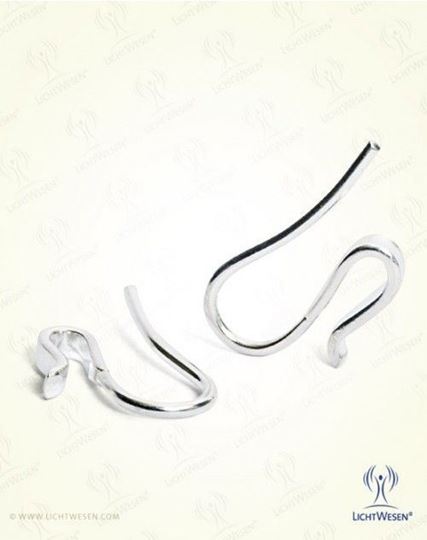 Image sur LichtWesen Ohrhänger silber für Zirkonia Anhänger, 1 Paar