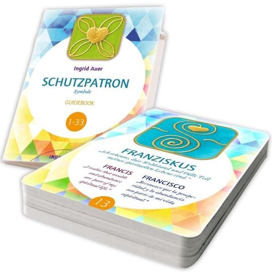 Image sur Auer, Ingrid: Energ. Kartenset "Schutzpatron-Symbole" mit Guidebook