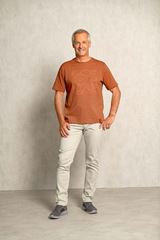 Image de T-Shirt men Ethno in orange-braun von The Spirit of OM