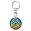 Image de Schlüsselanhänger Kornkreis Ammersee Muschel rainbow 3,5cm