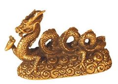 Picture of Drache 2000 Messing 5x3cm